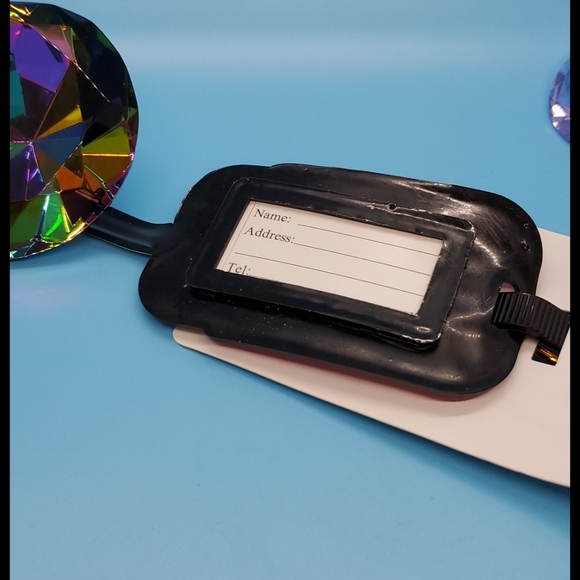 PINK CREAMSICLE Luggage baggage id tag purse backpack beach bag NWT - Picture 3 of 16